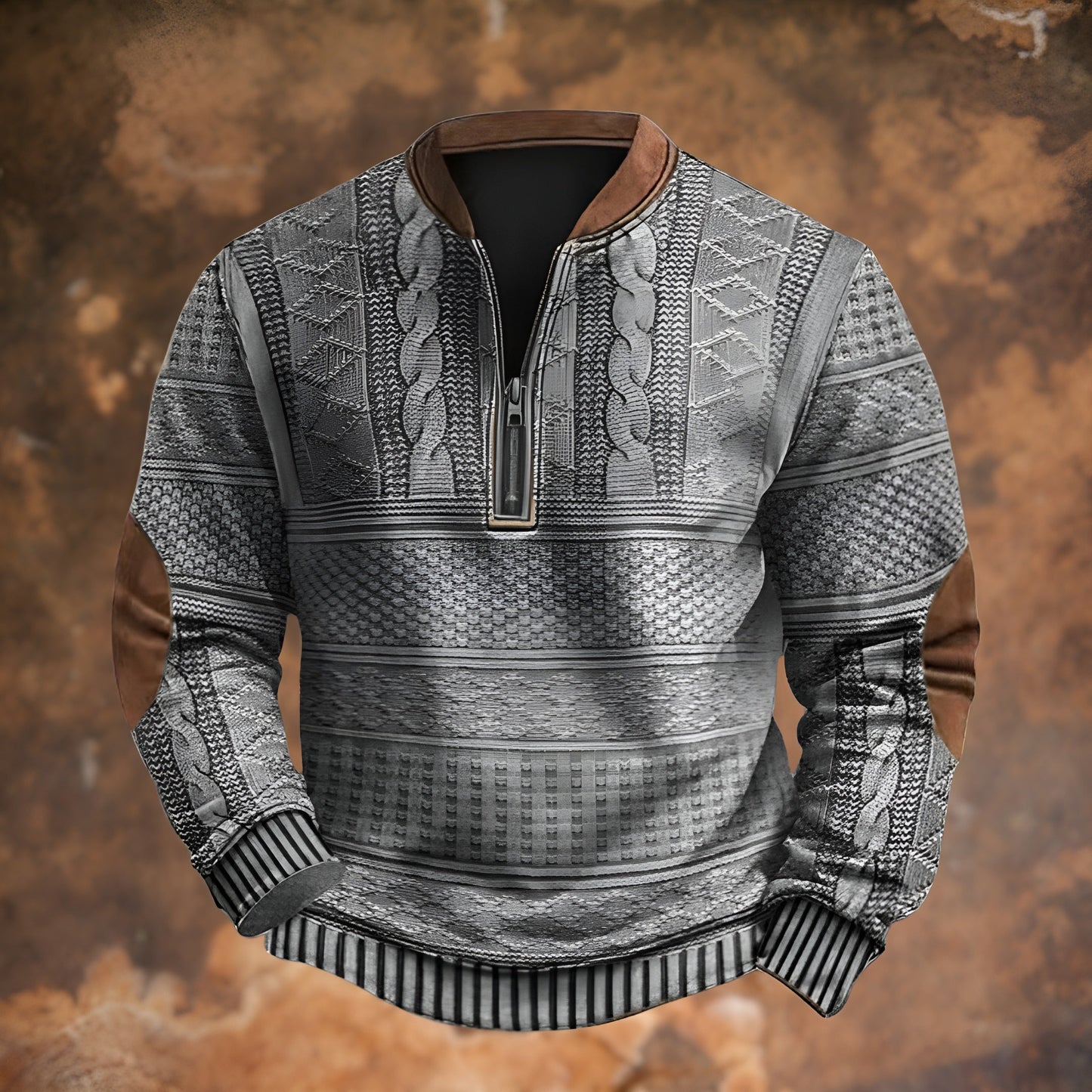 ELIAS | KNITTED HALF-ZIP SWEATER