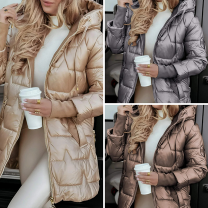 ELINE | ELEGANT HOODED WINTER COAT